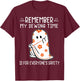 Halloween Costume Sewing Boo Ghost Funny Sewing Lovers Women T-Shirt - T-Shirt | Maroon