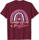 Matching Twin Spirit Week Twinning With My Bestie Rainbow T-Shirt - T-Shirt | Maroon