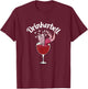 Drinkerbell Fairy Cute Wine Drinking With Funny Saying T-Shirt - T-Shirt | Maroon