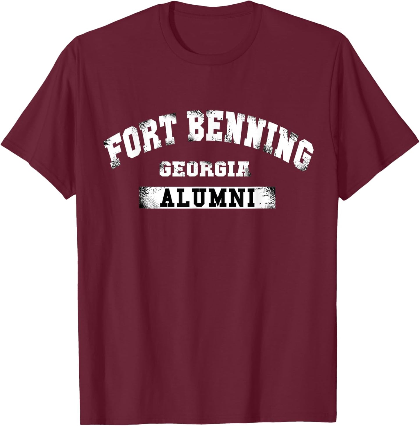 U.S. Army Fort Benning Alumni T-Shirt - T-Shirt | Maroon