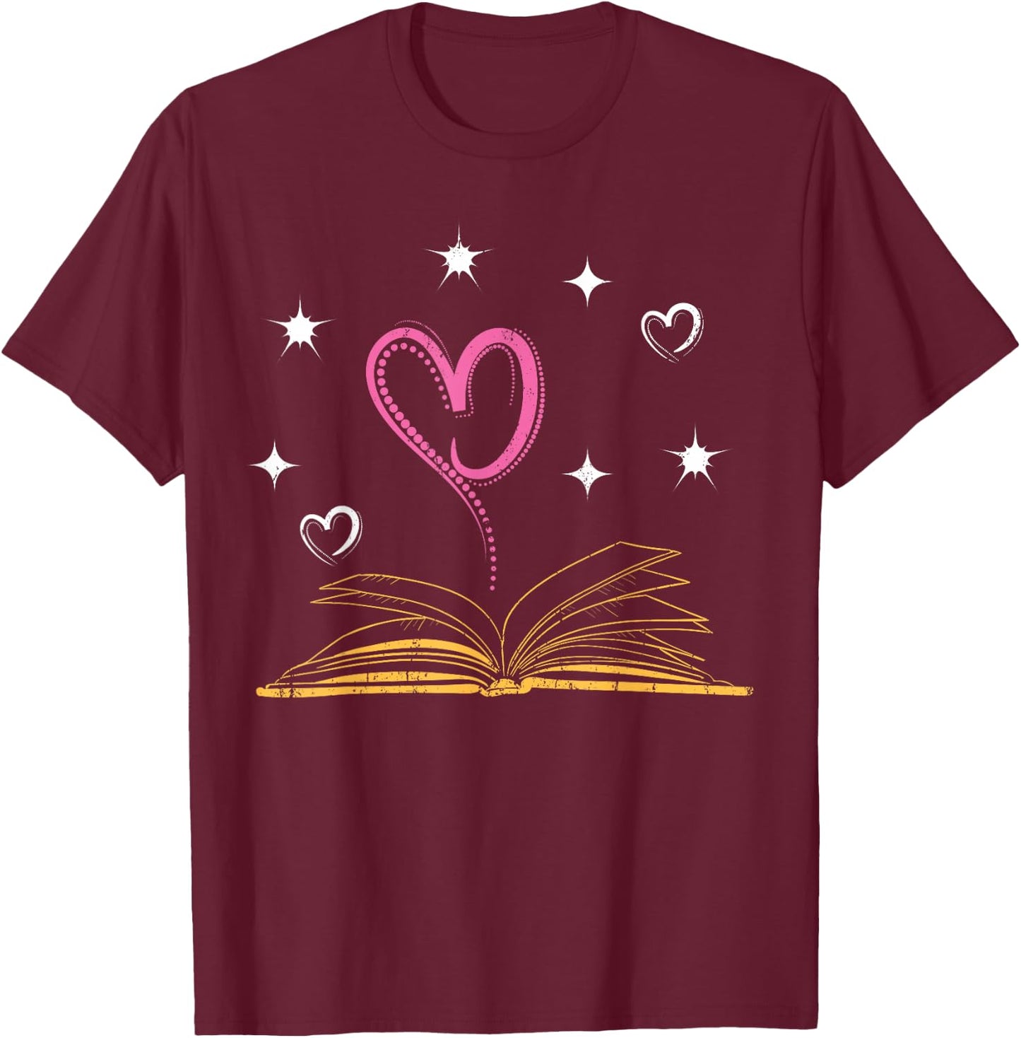 Library Book Nerd Bookworm Librarian Women Gift Reading T-Shirt - T-Shirt | Maroon