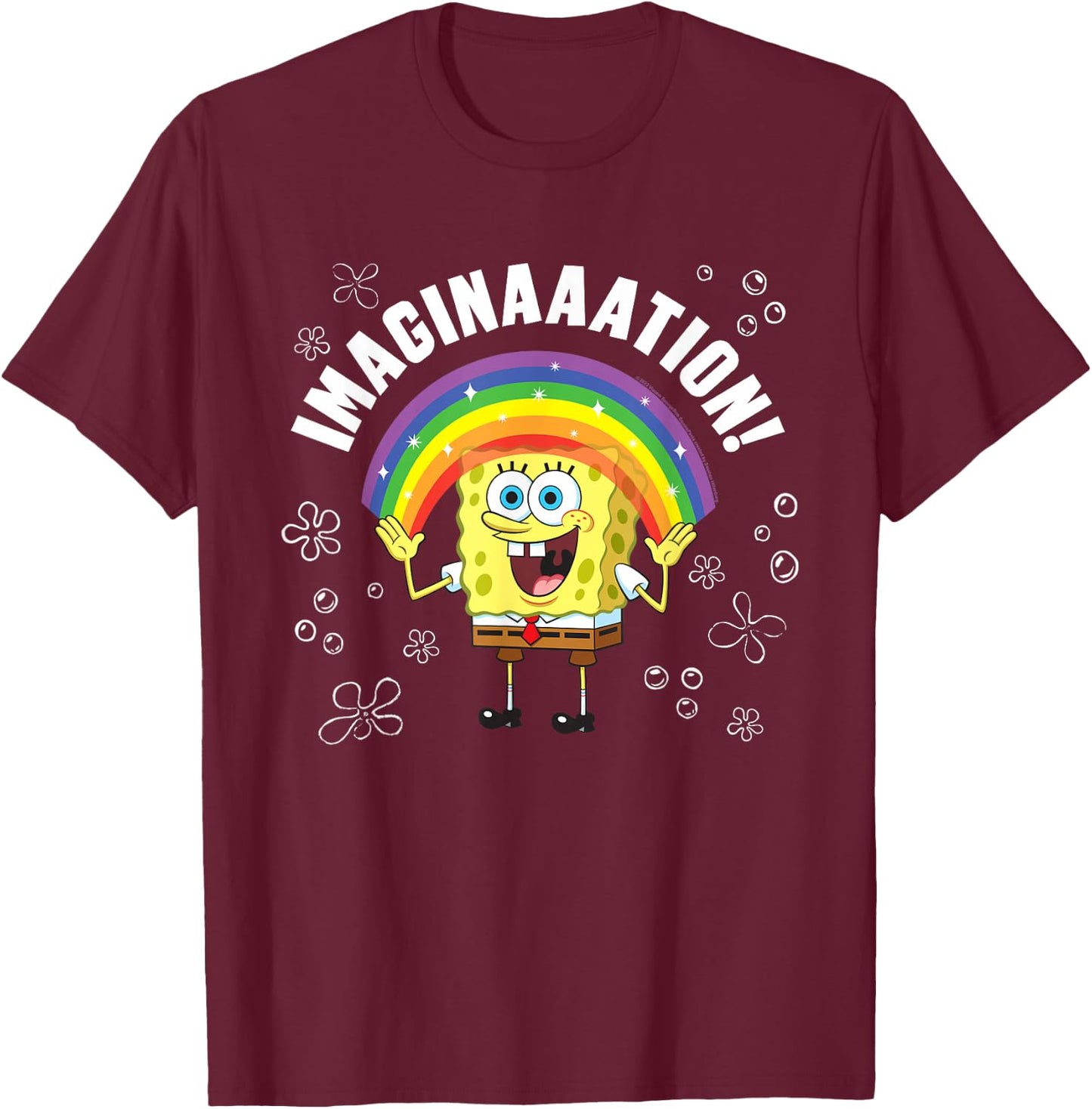 SpongeBob SquarePants Imagination! T-Shirt - T-Shirt | Maroon