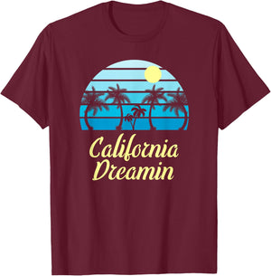 California Dreamin T-Shirt - T-Shirt | Maroon