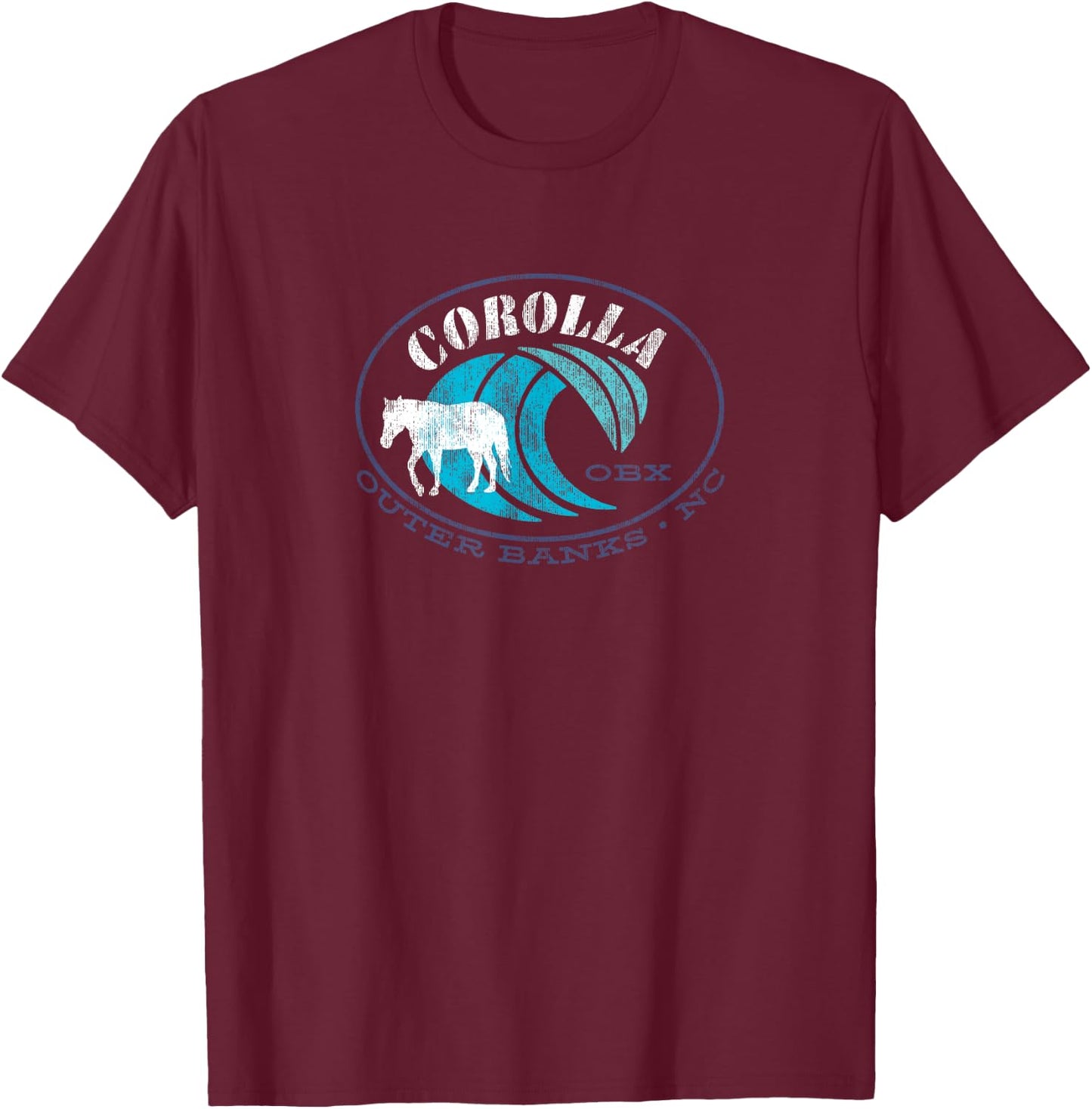 Corolla Wild Horse T-Shirt - T-Shirt | Maroon