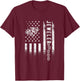 Jeweler Diamond USA American Flag Jewel Jewellery Goldsmith Men T-Shirt - T-Shirt | Maroon