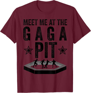 Cool Gaga Ball Gift Kids Funny Gaga ball Pit Dodgeball T-Shirt - T-Shirt | Maroon