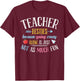 Teacher Besties Funny Teacher T-Shirt - T-Shirt | Maroon