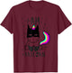 I Am A Batcorn Funny Dark Unicorn Superhero Apparel T-Shirt - T-Shirt | Maroon