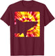 Tie Dye Great White Shark for Great White Shark Lovers T-Shirt - T-Shirt | Maroon