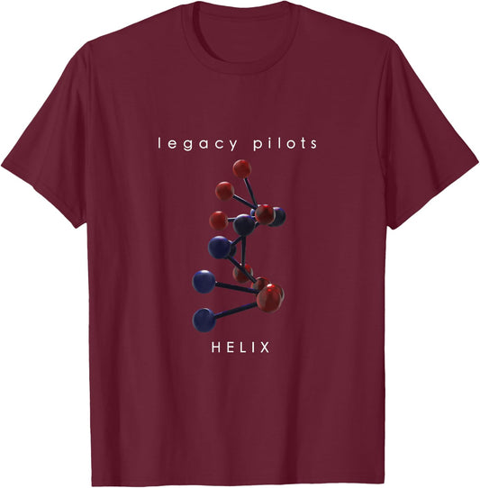 Legacy Pilots Helix T-Shirt - T-Shirt | Maroon