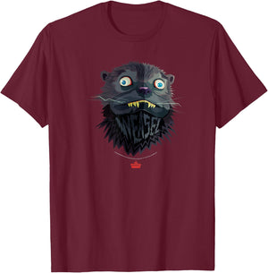 The Suicide Squad Big Weasel Logo T-Shirt - T-Shirt | Maroon