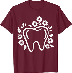 Dental Assistant Dental Hygienist Dentistry Dentist T-Shirt - T-Shirt | Maroon