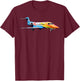 Pilatus PC-24 Airplane Aviation T-Shirt - T-Shirt | Maroon