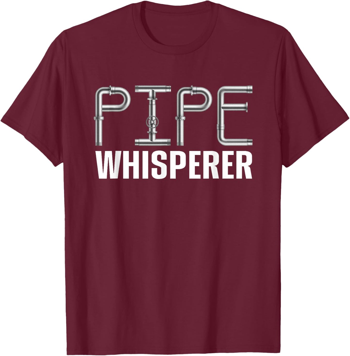 Best Plumber Art Women Plumbing Gag Novelty Plumber T-Shirt - T-Shirt | Maroon