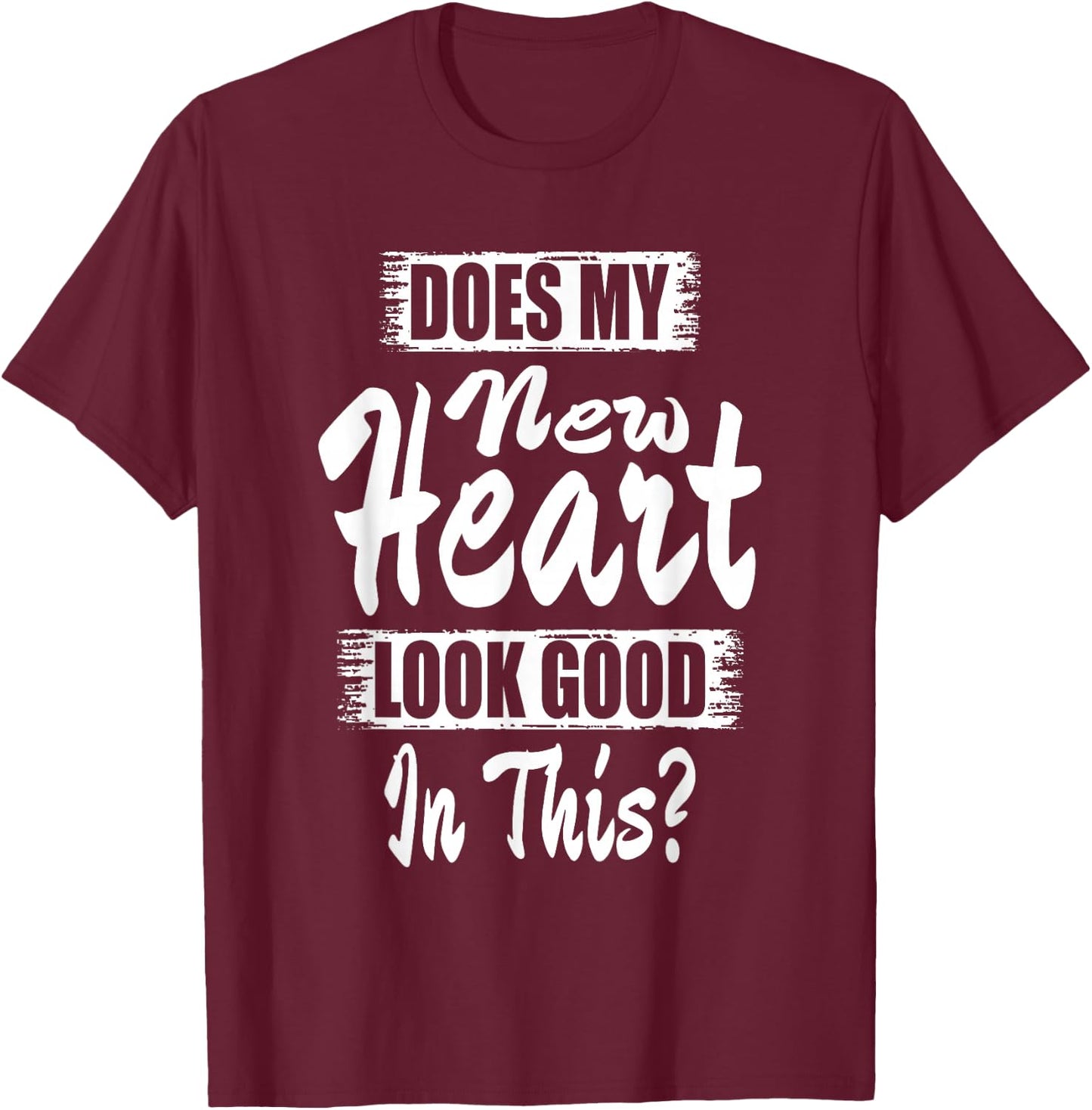Heart Transplant T Shirt Organ Recipient Survivor Gift T-Shirt - T-Shirt | Maroon