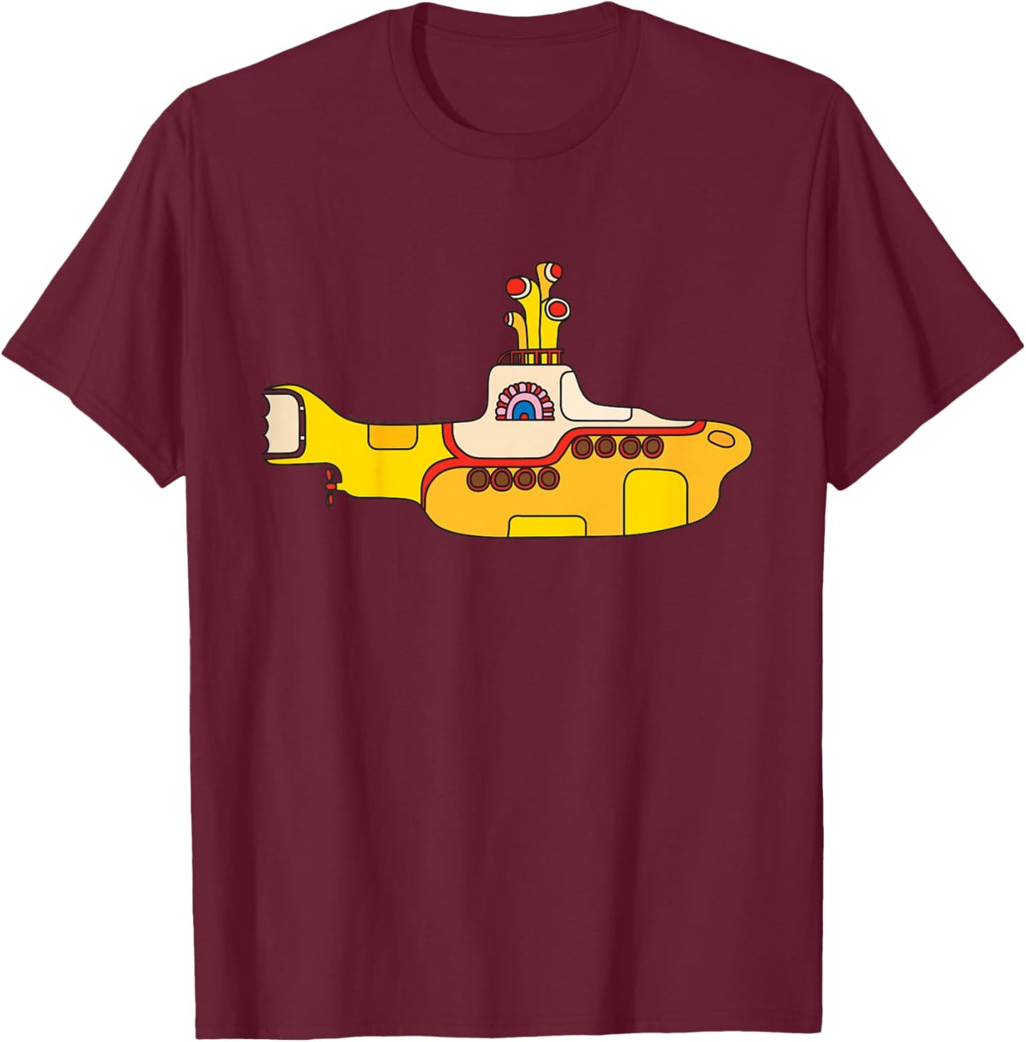 The Beatles - Yellow Submarine T-Shirt - T-Shirt | Maroon