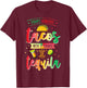 Todays Forecast Tacos With A Chance Of Tequila Cinco De Mayo T-Shirt - T-Shirt | Maroon
