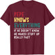 Pepe Know Everything Fathers Day for funny grandpa Pepe T-Shirt - T-Shirt | Maroon