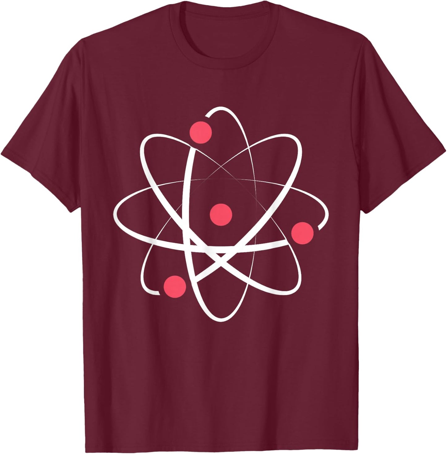 Mastering Physics Science Teacher Proton Neutron Electron T-Shirt - T-Shirt | Maroon