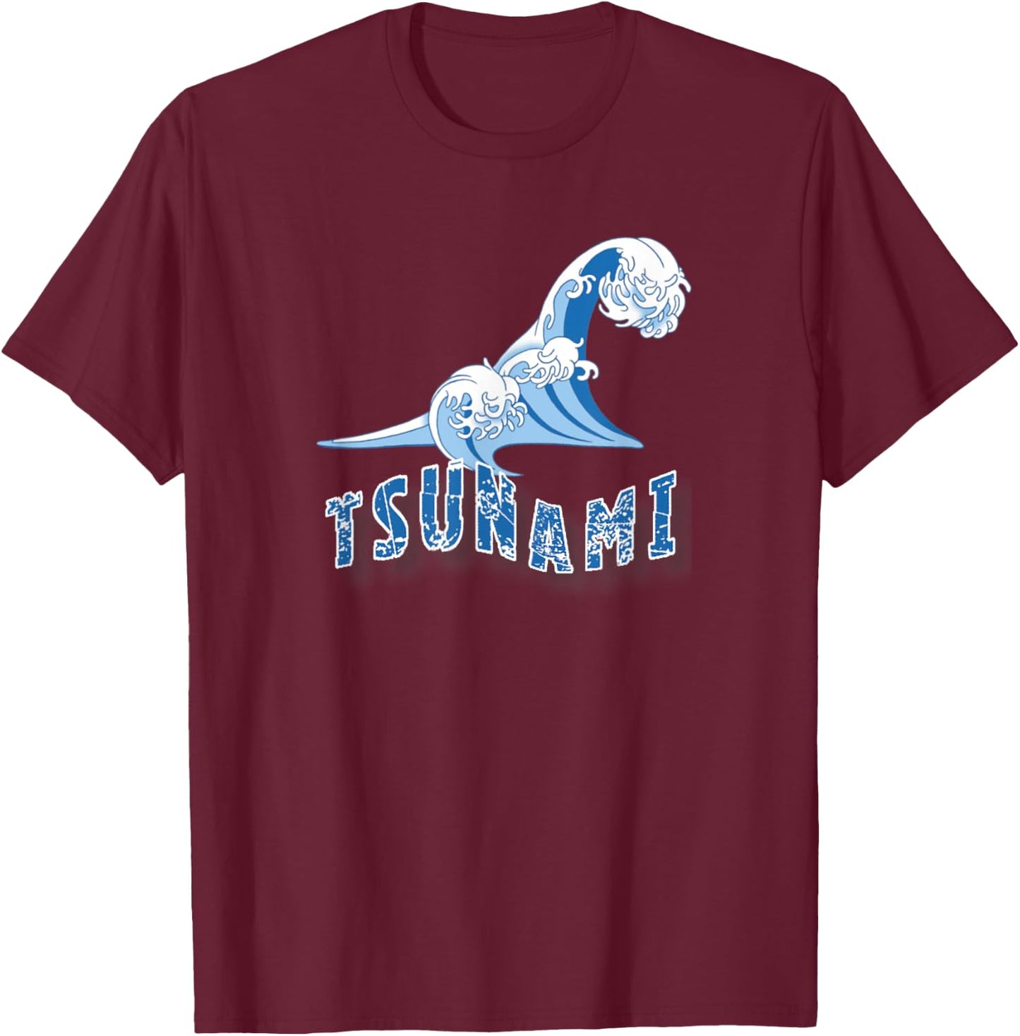 Tsunami - Denver Church Merch T-Shirt - T-Shirt | Maroon