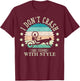 I Don't Crash I Stop With Style Biker Funny Bicycle Cycling T-Shirt - T-Shirt | Maroon