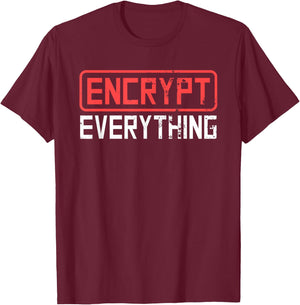 Ethical Hacker Hacking Cyber System Security IT Programmer T-Shirt - T-Shirt | Maroon