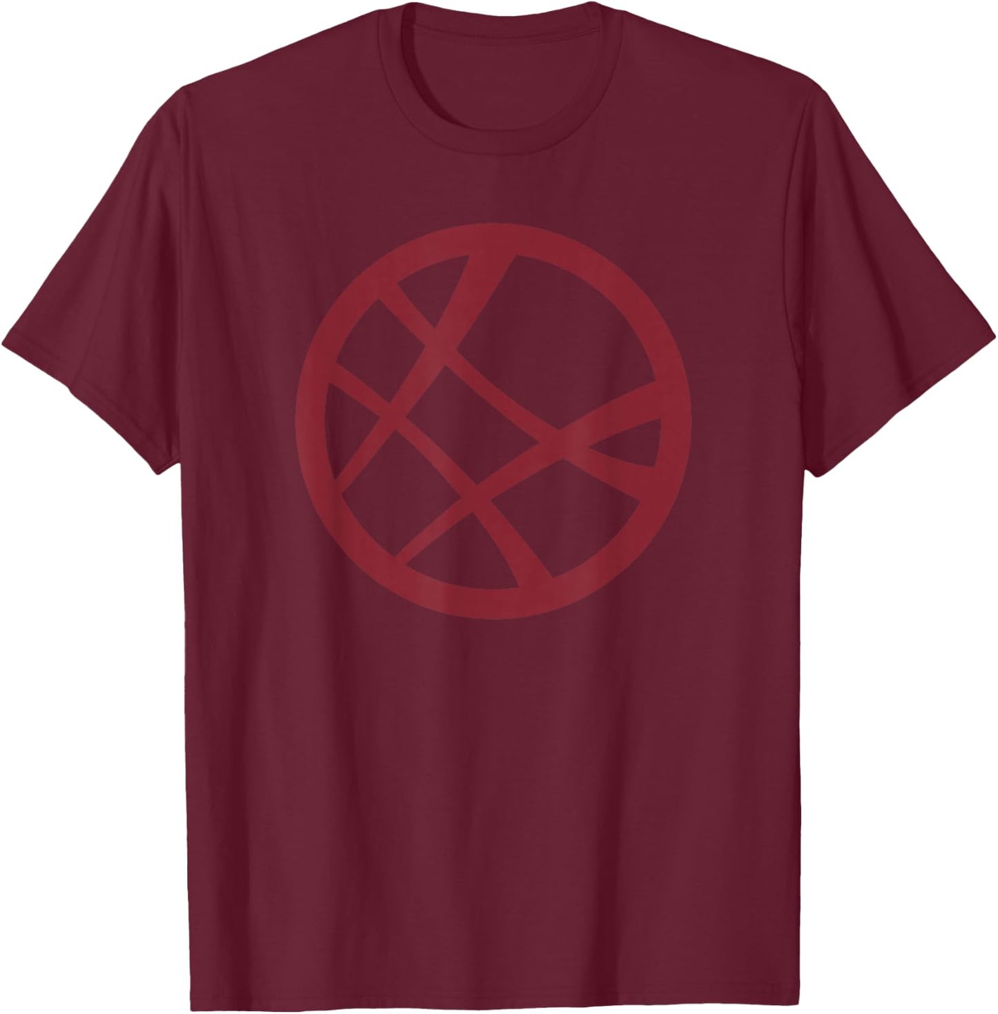 Marvel Doctor Strange Simple Logo T-Shirt - T-Shirt | Maroon