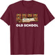 Card Catalog Old School Librarian Gift T-Shirt - T-Shirt | Maroon