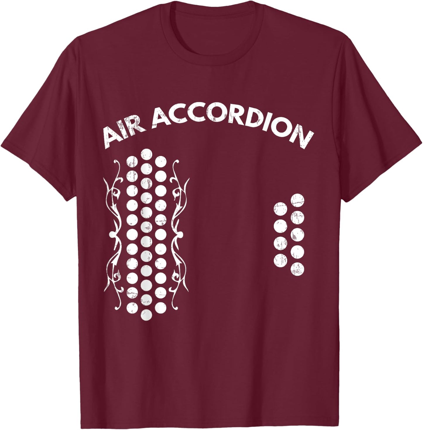 Air accordion graphics T-Shirt - T-Shirt | Maroon