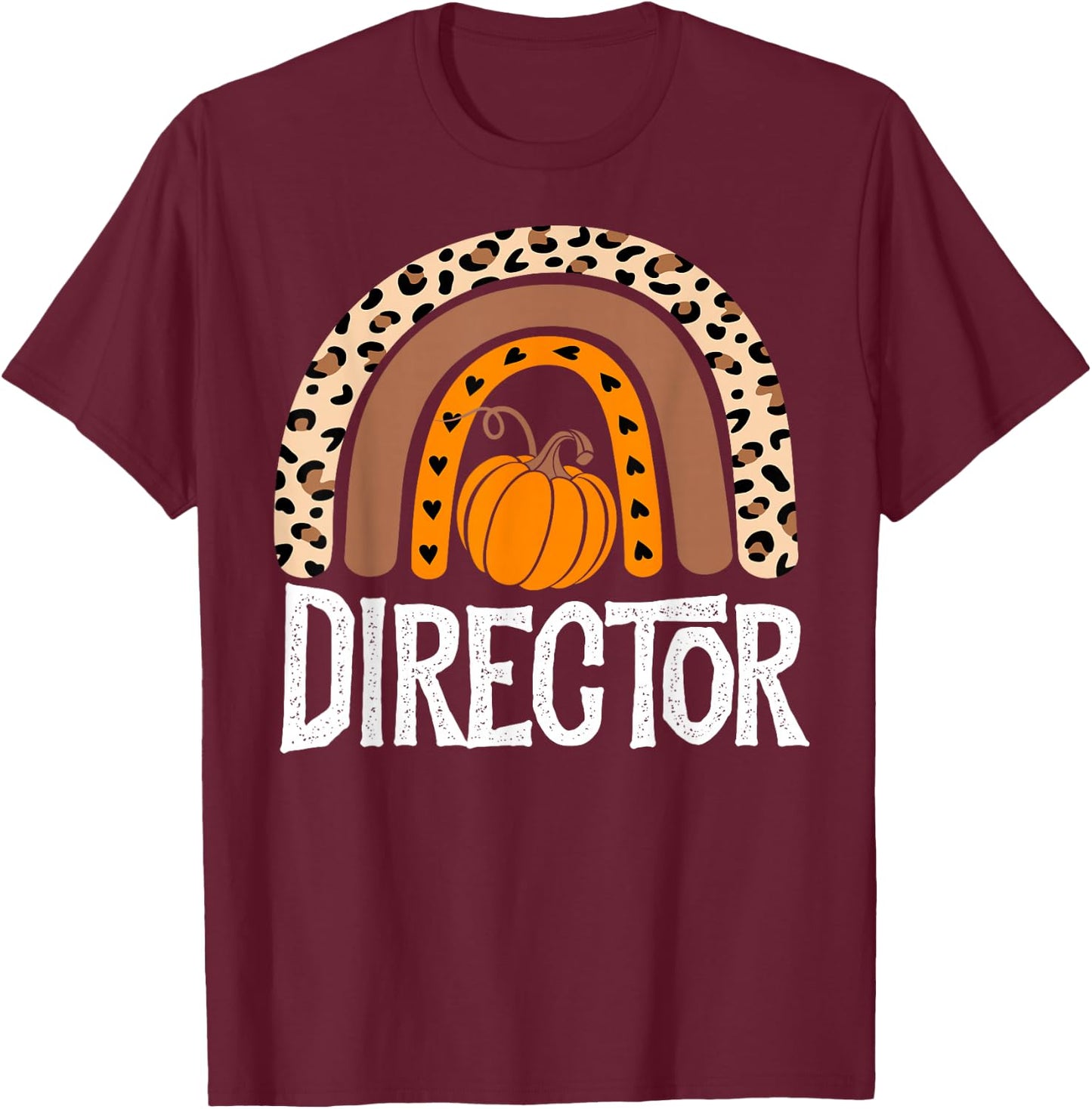 Thanksgiving Party School Matching Director Squad Team Fall T-Shirt - T-Shirt | Maroon