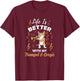 Life Is Better With My Trumpet And Corgis T-Shirt - T-Shirt | Maroon