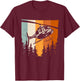 Helicopter Vintage T-Shirt - T-Shirt | Maroon