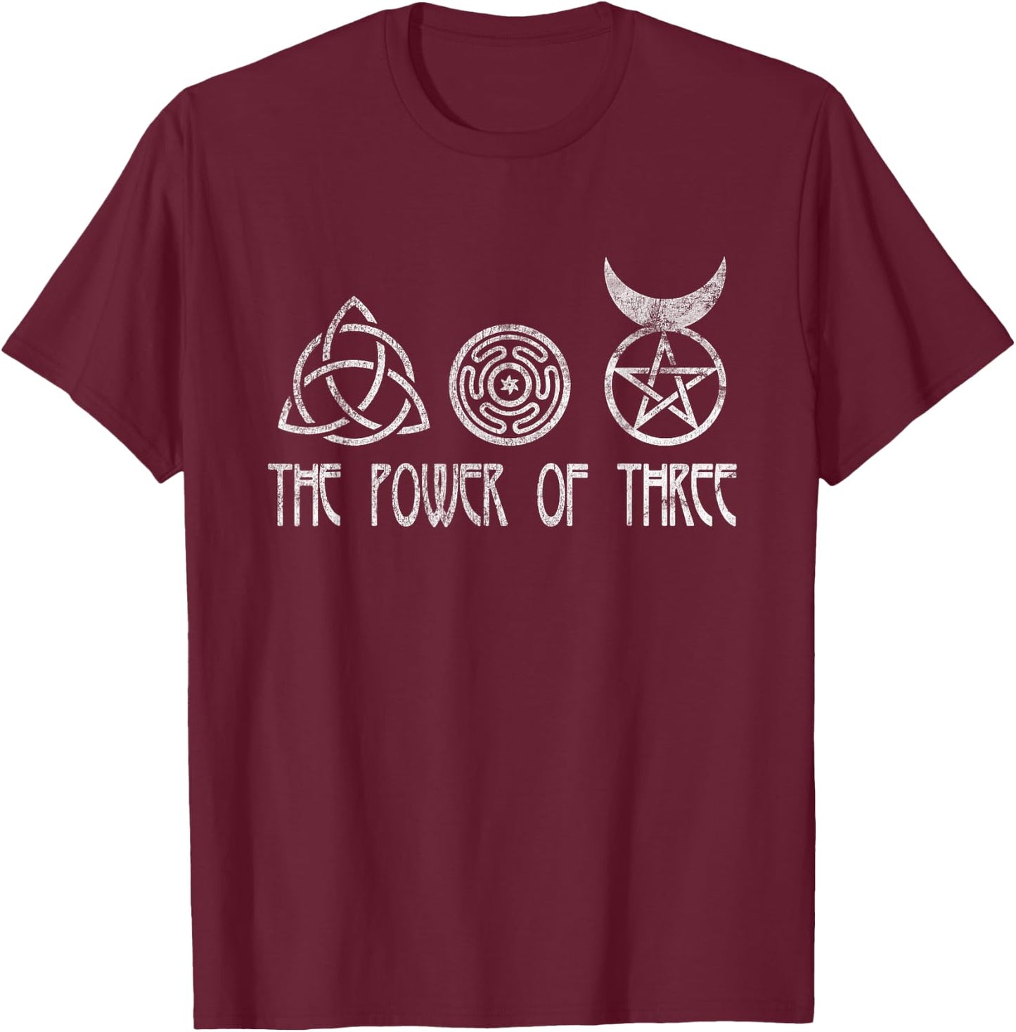 The Power of Three T-Shirt - T-Shirt | Maroon