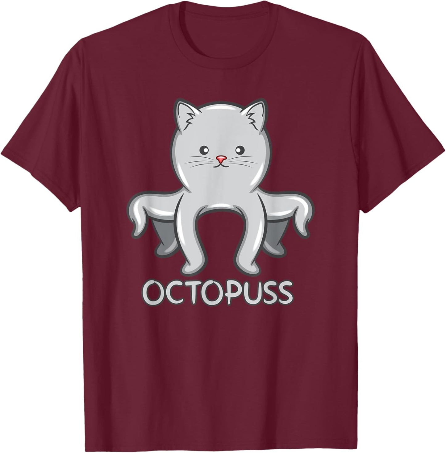 Octopuss T-Shirt - T-Shirt | Maroon