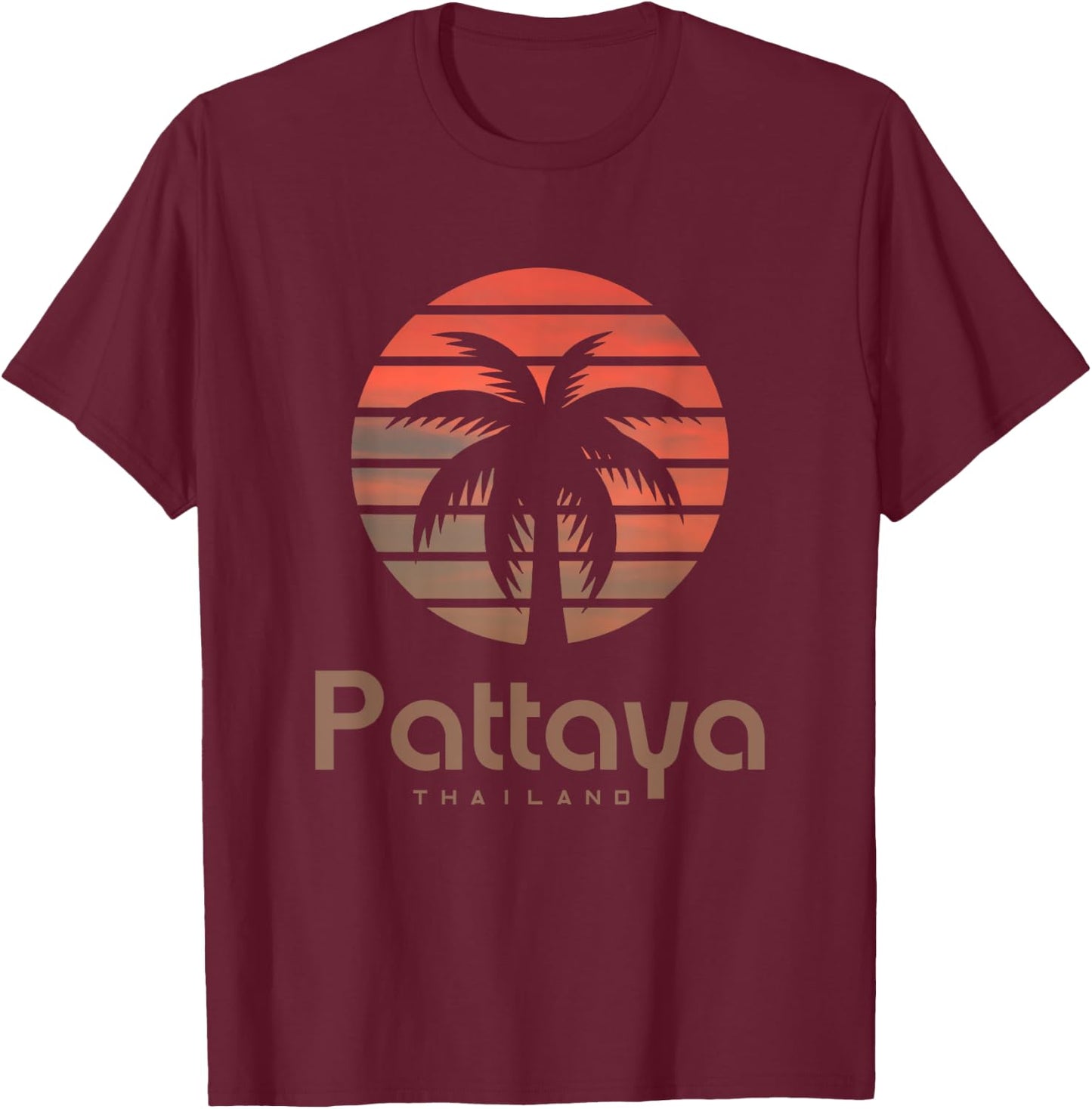 Pattaya Thailand T-Shirt - T-Shirt | Maroon
