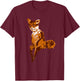 Stoned Fox - Funny Meme T-Shirt - T-Shirt | Maroon