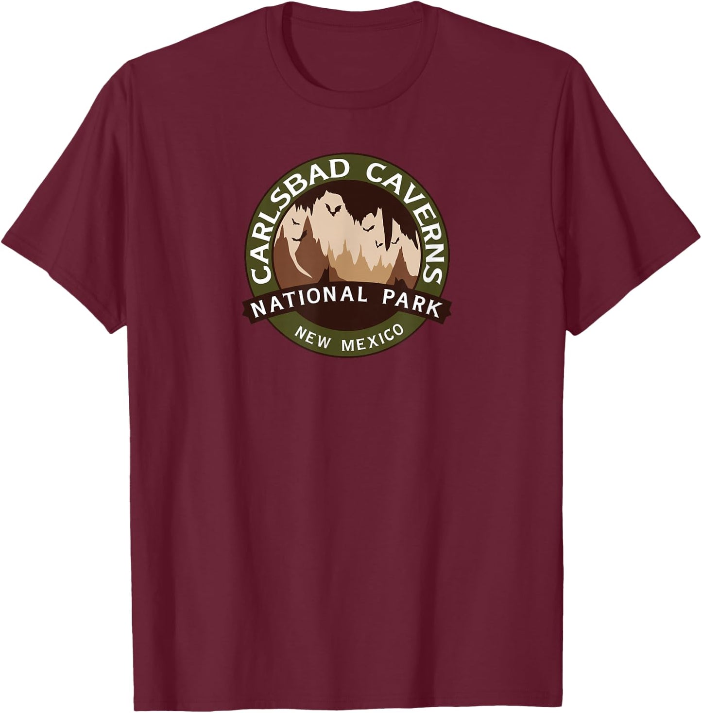 Carlsbad Caverns National Park - New Mexico T-Shirt - T-Shirt | Maroon
