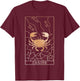 Cancer Zodiac T-Shirt - T-Shirt | Maroon