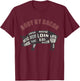 Body By Bacon Funny Parts of Pork on the Pigs Body Apparel T-Shirt - T-Shirt | Maroon