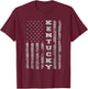 Kentucky Pride, American Flag T-Shirt - T-Shirt | Maroon
