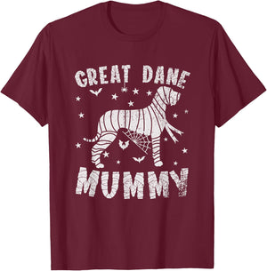 Great Dane Mama - Halloween T-Shirt - T-Shirt | Maroon