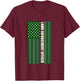 Lawn Enforcement Officer Gardening Flag T-Shirt - T-Shirt | Maroon