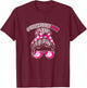 Volleyball Mom | Son Daughter Volleyball Player T-Shirt - T-Shirt | Maroon