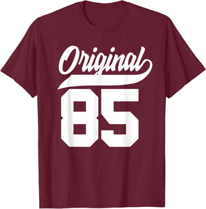 41st Birthday Gift Man Woman Original Vintage 1985 T-Shirt - T-Shirt | Maroon