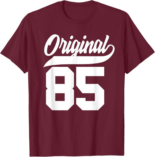 41st Birthday Gift Man Woman Original Vintage 1985 T-Shirt - T-Shirt | Maroon