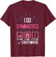 Gymnast I Do Gymnastics Everywhere Beam Cartwheel Gym Coach T-Shirt - T-Shirt | Maroon
