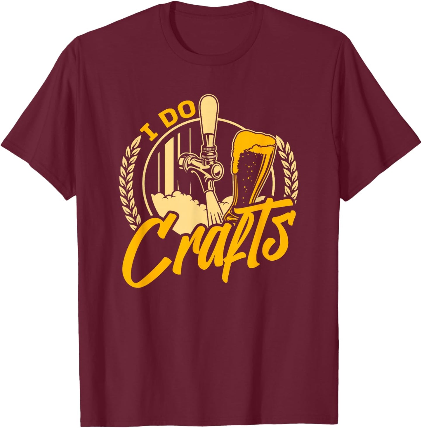 Home Brewing Craft Brewer - Hops IPA Craft Beer T-Shirt - T-Shirt | Maroon