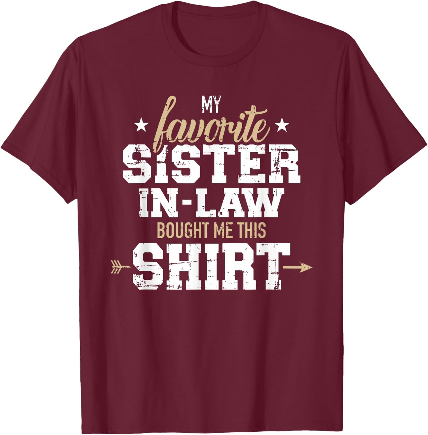 Liebste Sister-in-Law Gift Saying T-Shirt - T-Shirt | Maroon