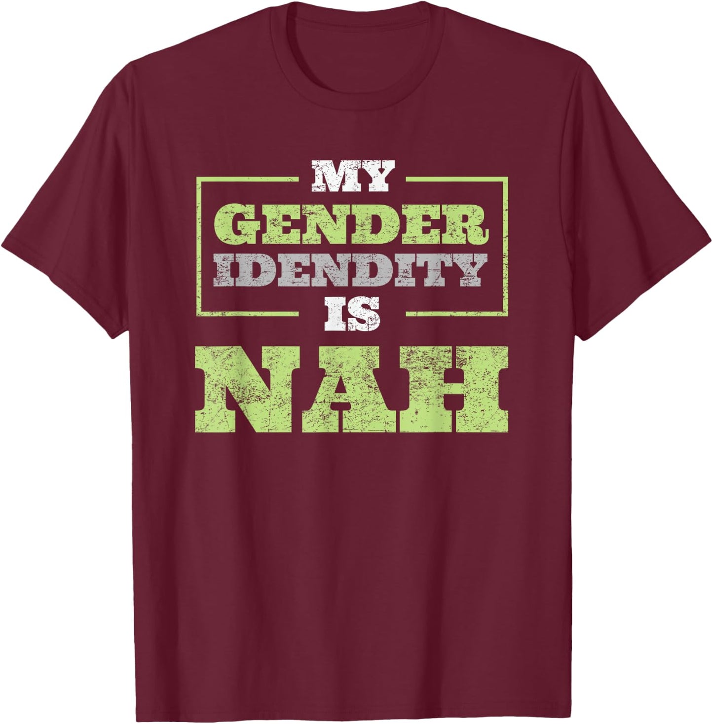 Close to Agender Pride Parade LGBTQ Retro Party T-Shirt - T-Shirt | Maroon