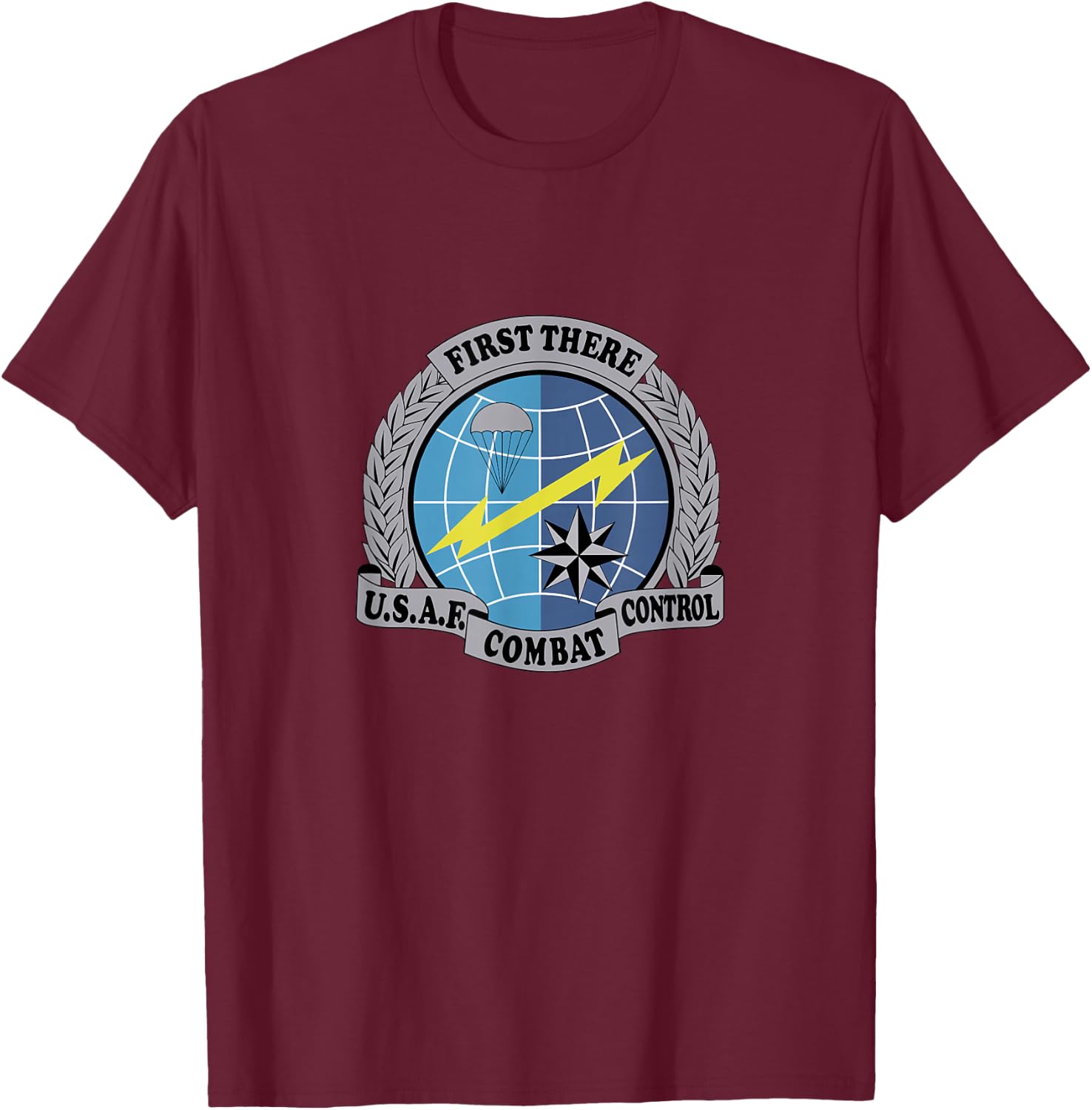 USAF Combat Controllers T-Shirt - T-Shirt | Maroon